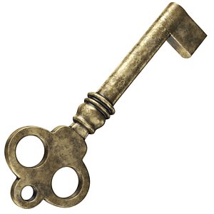 Rusted Golden Key