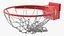 Basket-ball Spalding animé tombe à travers le cerceau