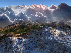 Terrain landscape Mountains