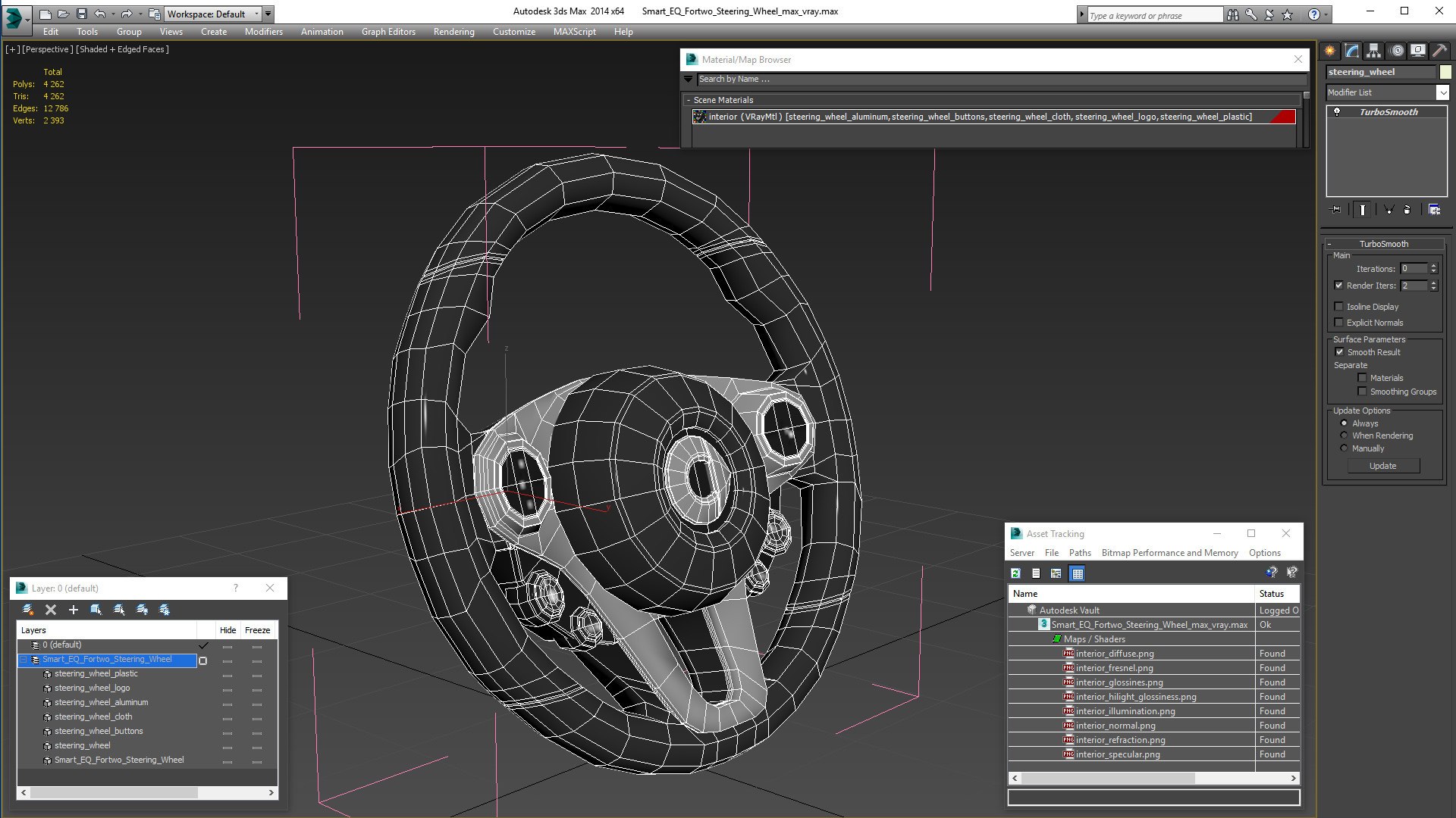 smart eq fortwo steering wheel 3D model https://p.turbosquid.com/preview.turbosquid.com/Preview/2020/11/06__10_43_38/SmartEQFortwoSteeringWheelvray3dmodel016.jpg9114F8C8-0E51-4334-BF82-E25D40B73842Default/jpg/1604684744/1920x1080/fit_q87/d2b63a4f4939dfc4c48f1bd8edddb2189bad1dee/SmartEQFortwoSteeringWheelvray3dmodel016.jpg9114F8C8-0E51-4334-BF82-E25D40B73842Default.jpg