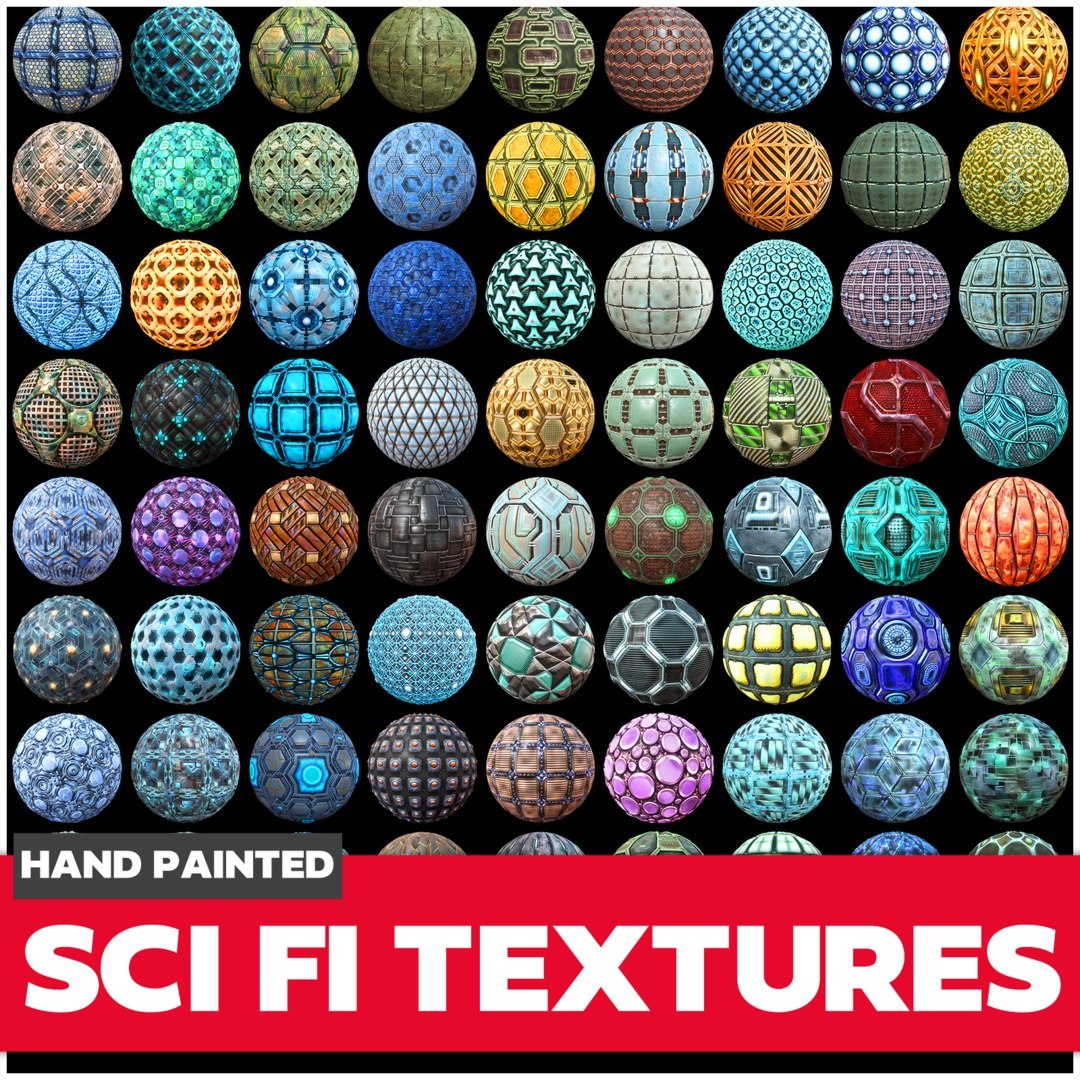 Scifi Textures Collection Texture - TurboSquid 1657757