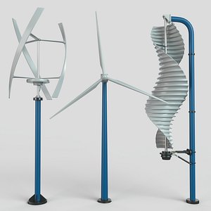 turbine wind 3D model