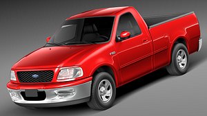 3d model v8 1997 pickup 2003