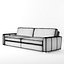 maxwell leather sleeper sofa 3d max