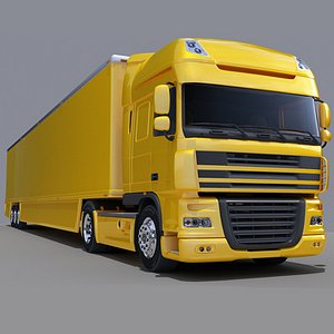 3ds max truck trailer