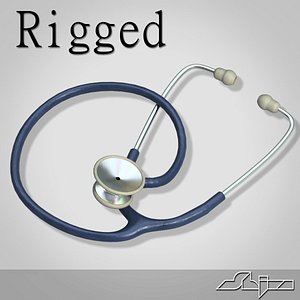 Stethoscope rigged