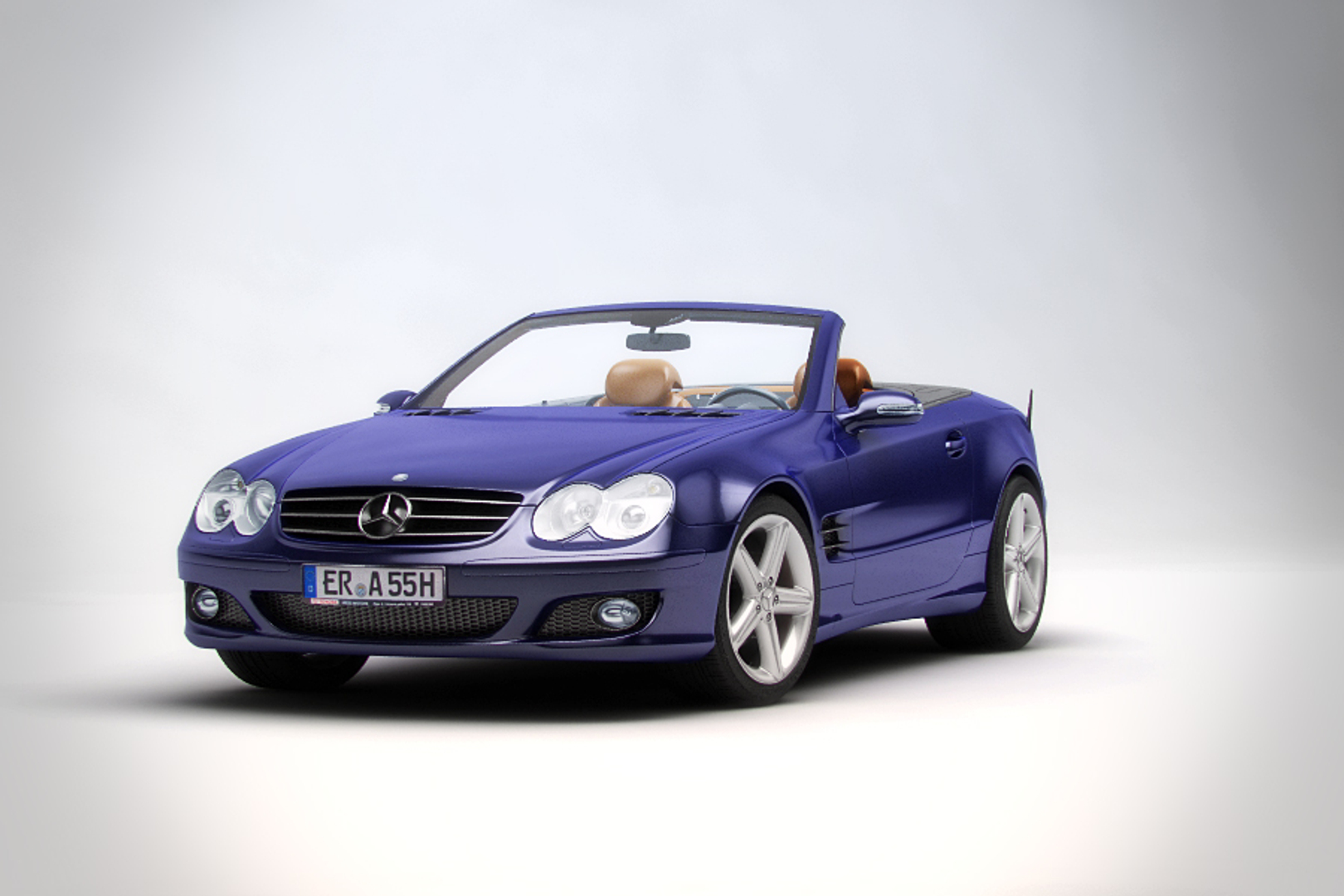 3d Mercedes Benz Sl350 R230