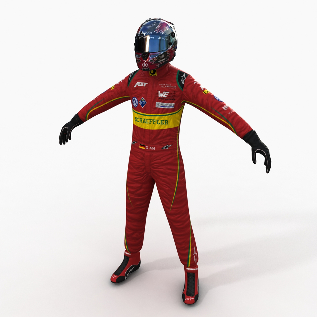 3d model abt formula e driver