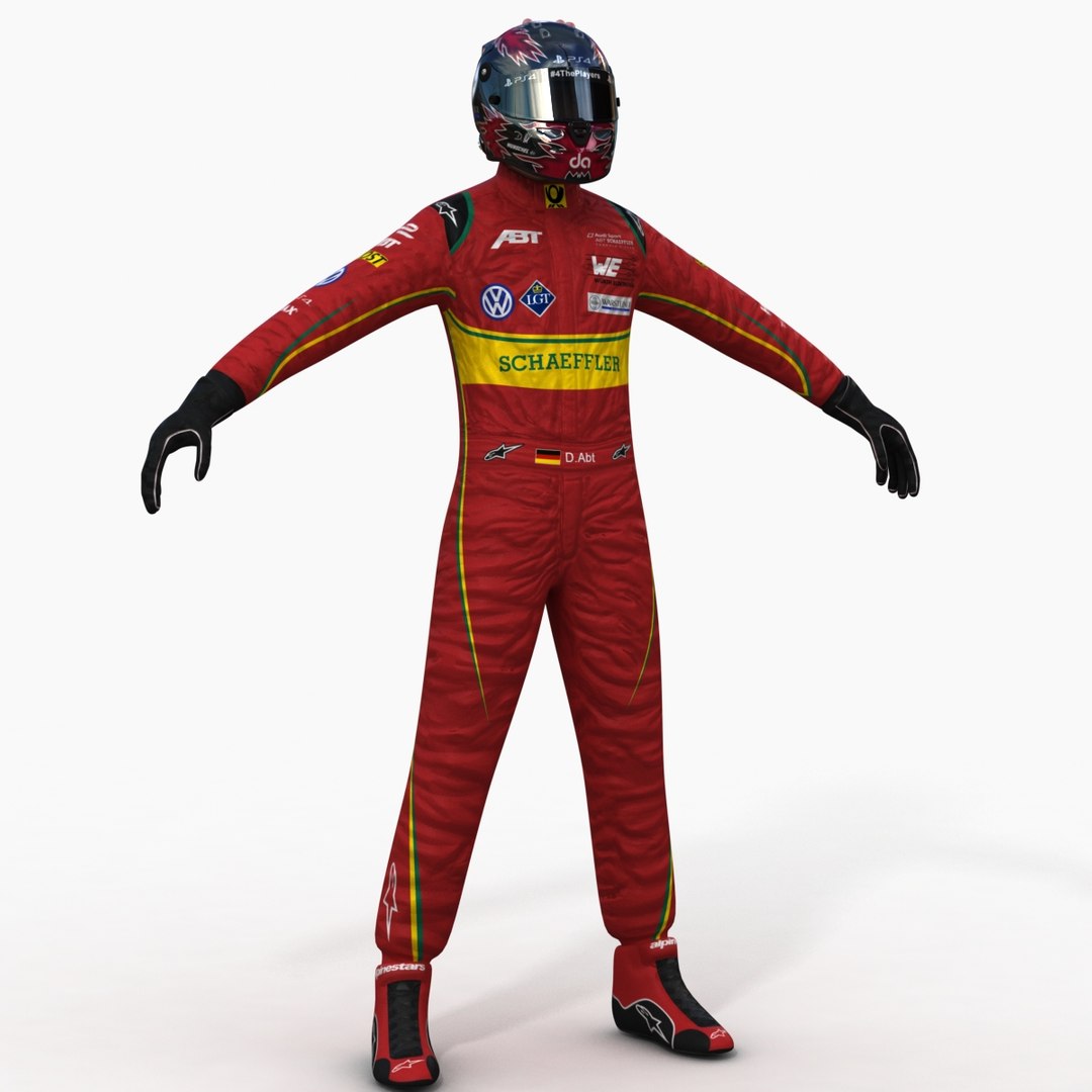 3d model abt formula e driver