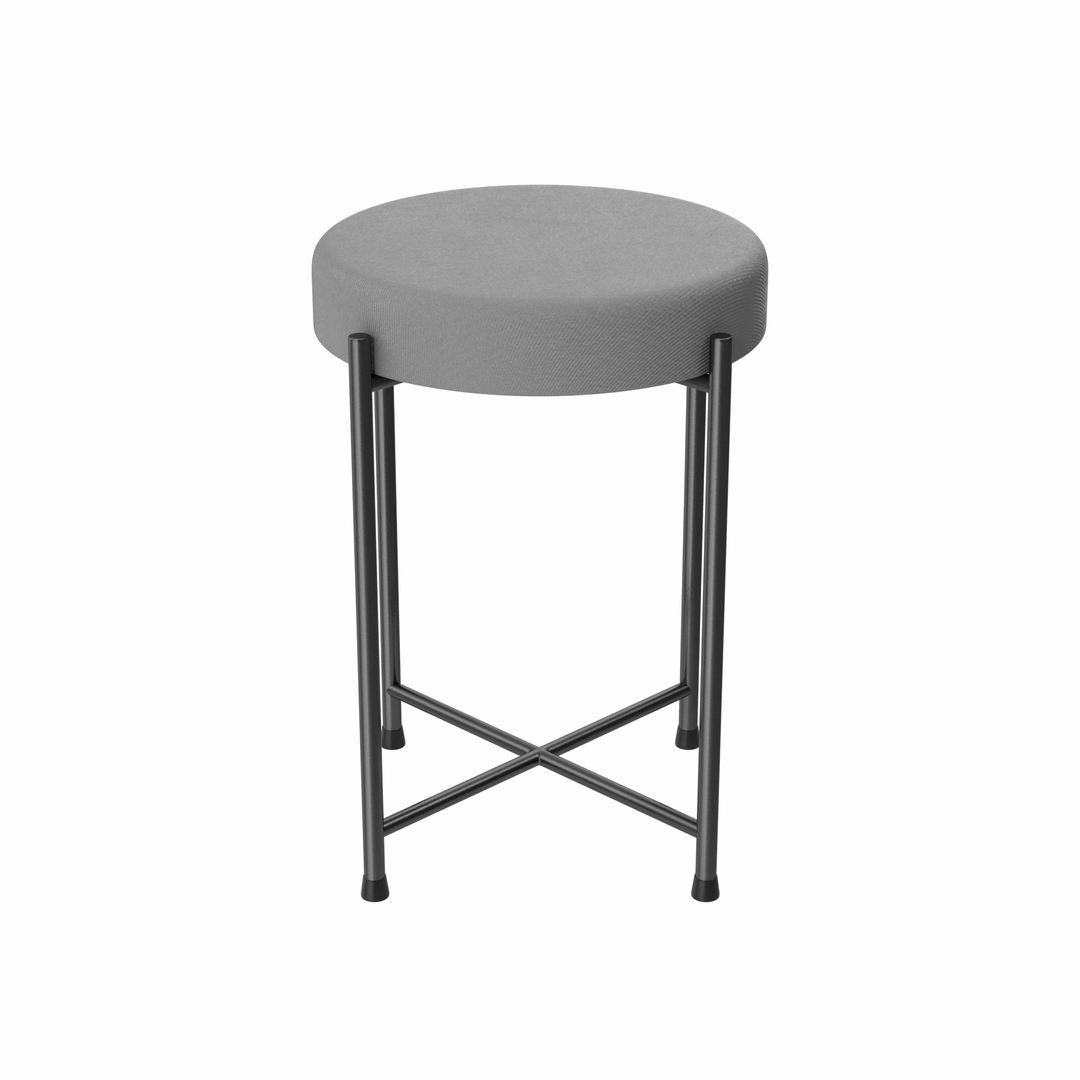 Grey Stool 3D Model TurboSquid 2170169