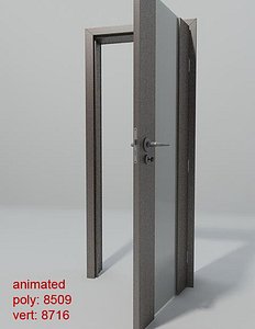 3d model of door porta space
