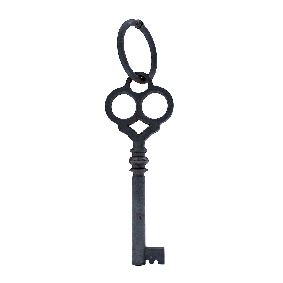 3D Antique Key Model - TurboSquid 1982483