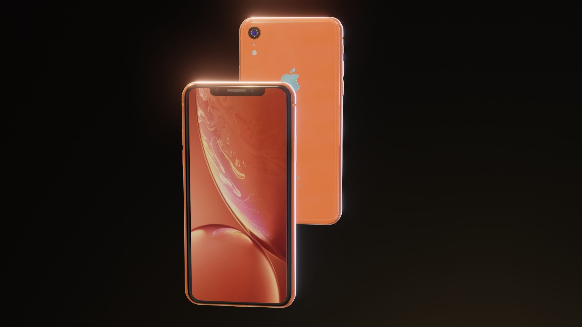 3D iphone xr orange - TurboSquid 1674319