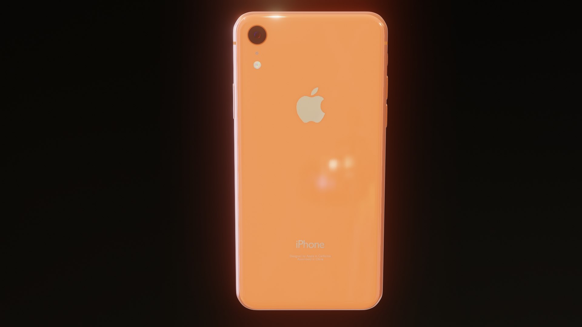 3D iphone xr orange - TurboSquid 1674319