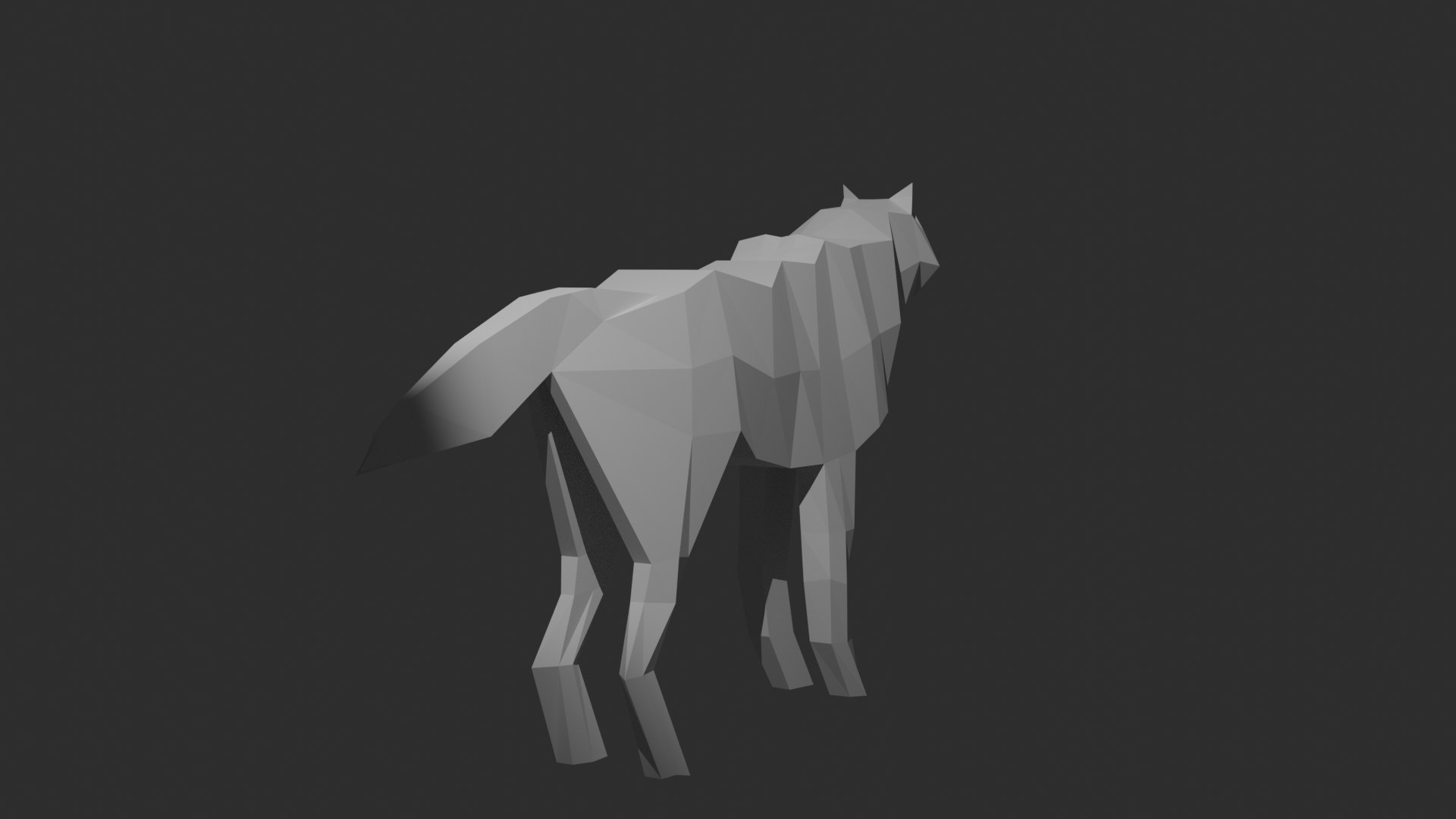 3D Low Poly Wolf Model - TurboSquid 2346469