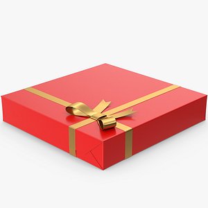 Red Gift Box 3D model
