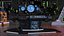 Schwarzer Sci-Fi-Command-Center-Tisch