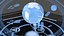 Schwarzer Sci-Fi-Command-Center-Tisch