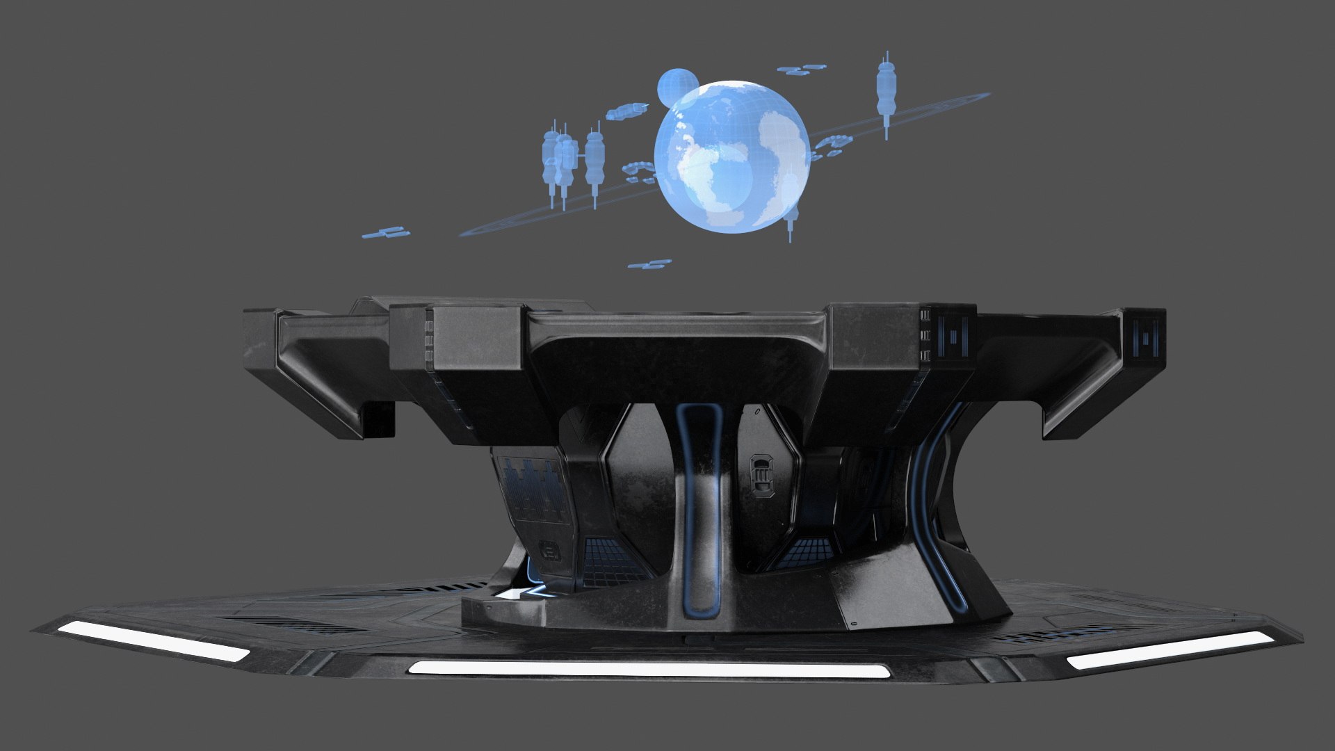 3D Black Sci-fi Command Center Table https://p.turbosquid.com/ts-thumb/01/HZfnol/xT/blackscificommandcentertable3dsmodel011/jpg/1694243161/1920x1080/fit_q87/97c1be80160037bfdafdac6f10380ecc458315df/blackscificommandcentertable3dsmodel011.jpg