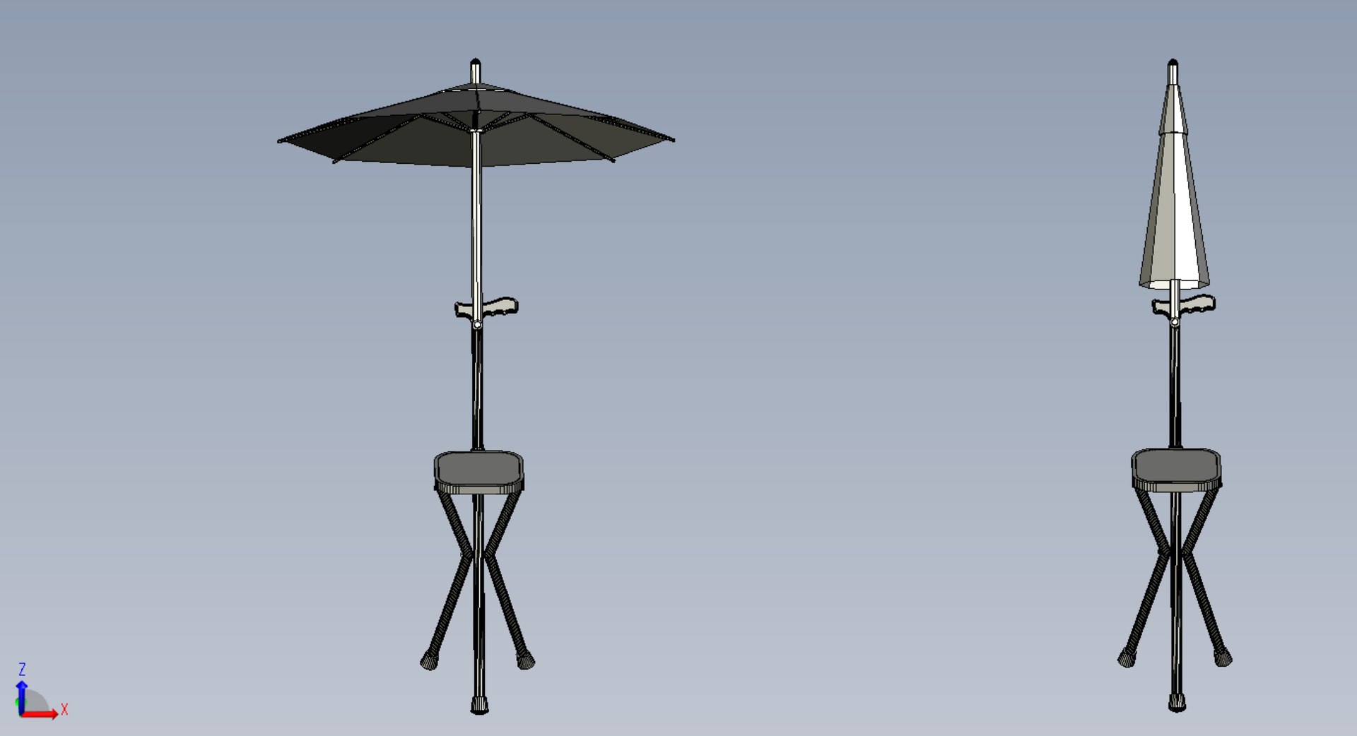 FOLDING CHAIR UMBRELLA POLE STICK CANE WALKING SEAT STOOL CANOPY 3D https://p.turbosquid.com/ts-thumb/01/HuCVgs/IT/foldingchairumbrellapolestickcanewalkingseatstoolcanopycinema4dunrealenginegameready4/png/1742803358/1920x1080/fit_q87/3f71873611b8a8bcd64d45c45336e001f921000a/foldingchairumbrellapolestickcanewalkingseatstoolcanopycinema4dunrealenginegameready4.jpg