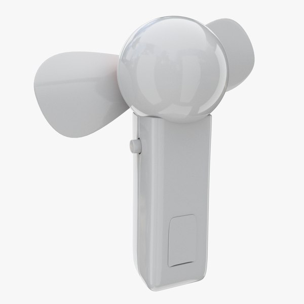 3d model electric hand fan