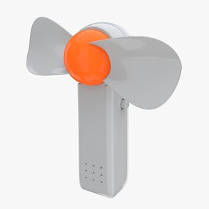 3d model electric hand fan