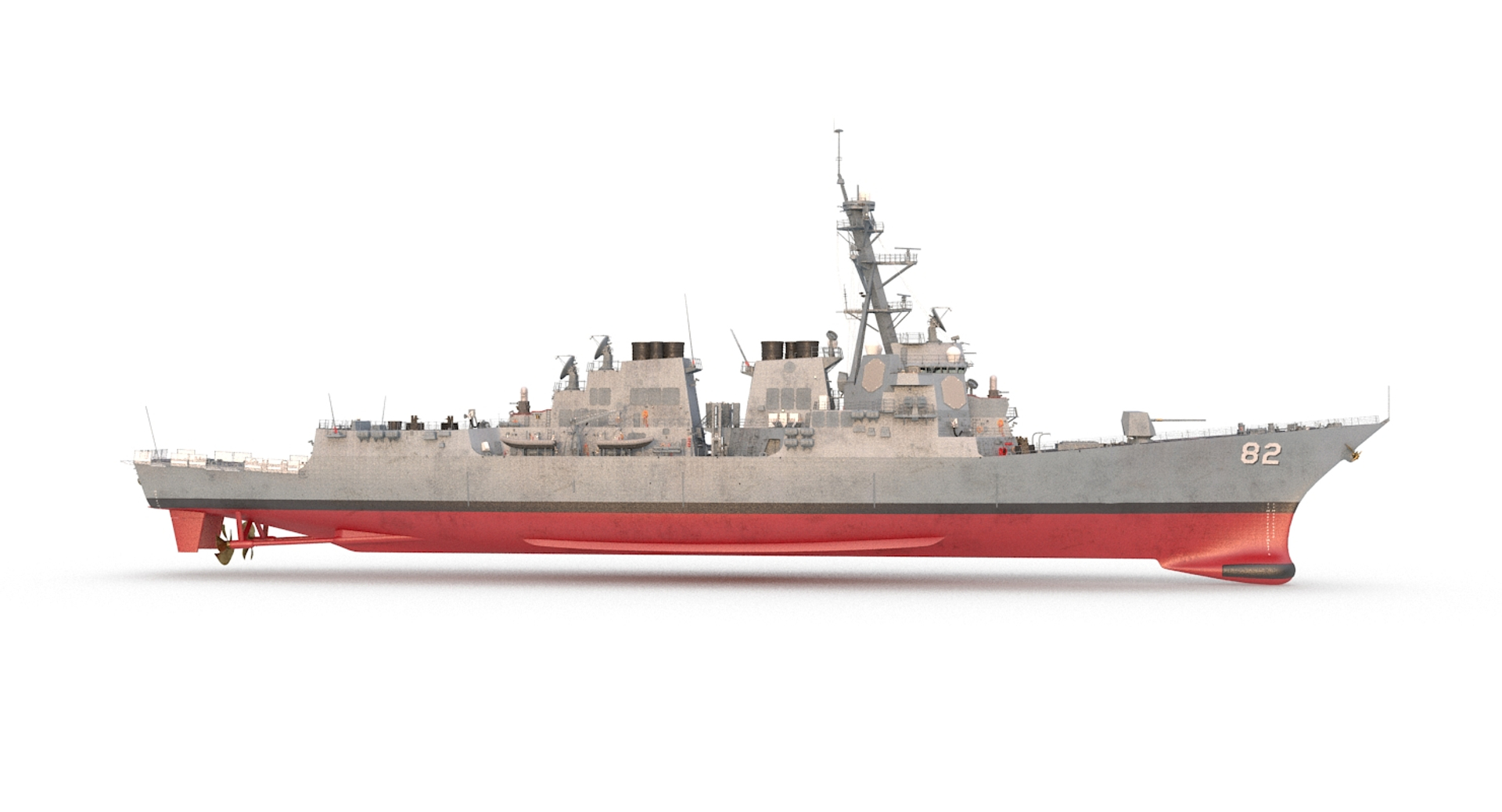 3D Uss Lassen Ddg Model - TurboSquid 1379370