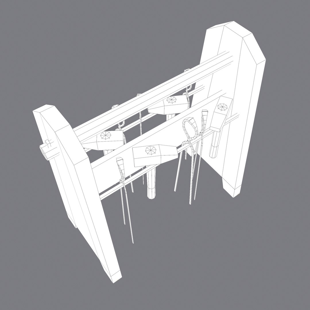 Medieval Blacksmith Tool Rack 3D Model - TurboSquid 1729299