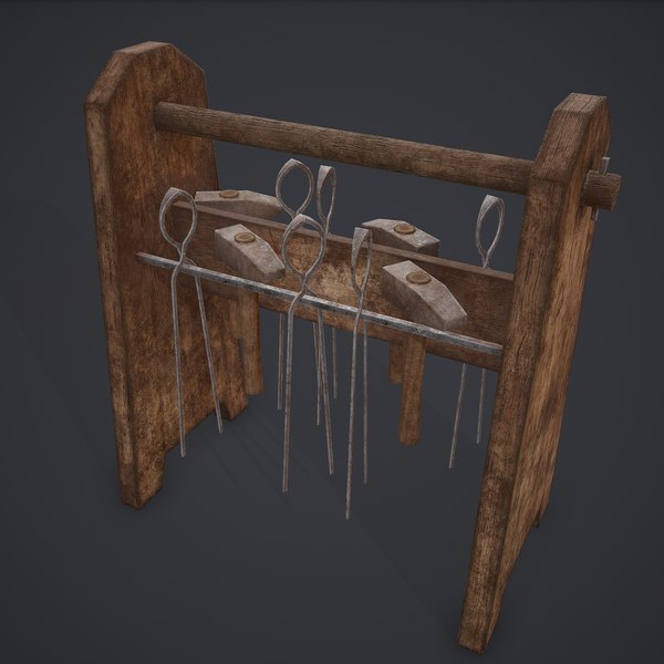 Medieval Blacksmith Tool Rack 3D model - TurboSquid 1729299