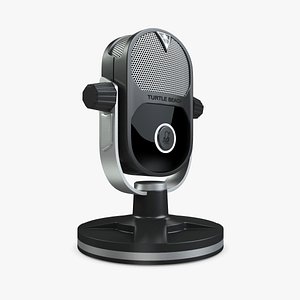 livestreaming mic realistic 3D model