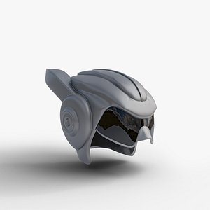 3D Wearable Sci-fi Helmet - Printable