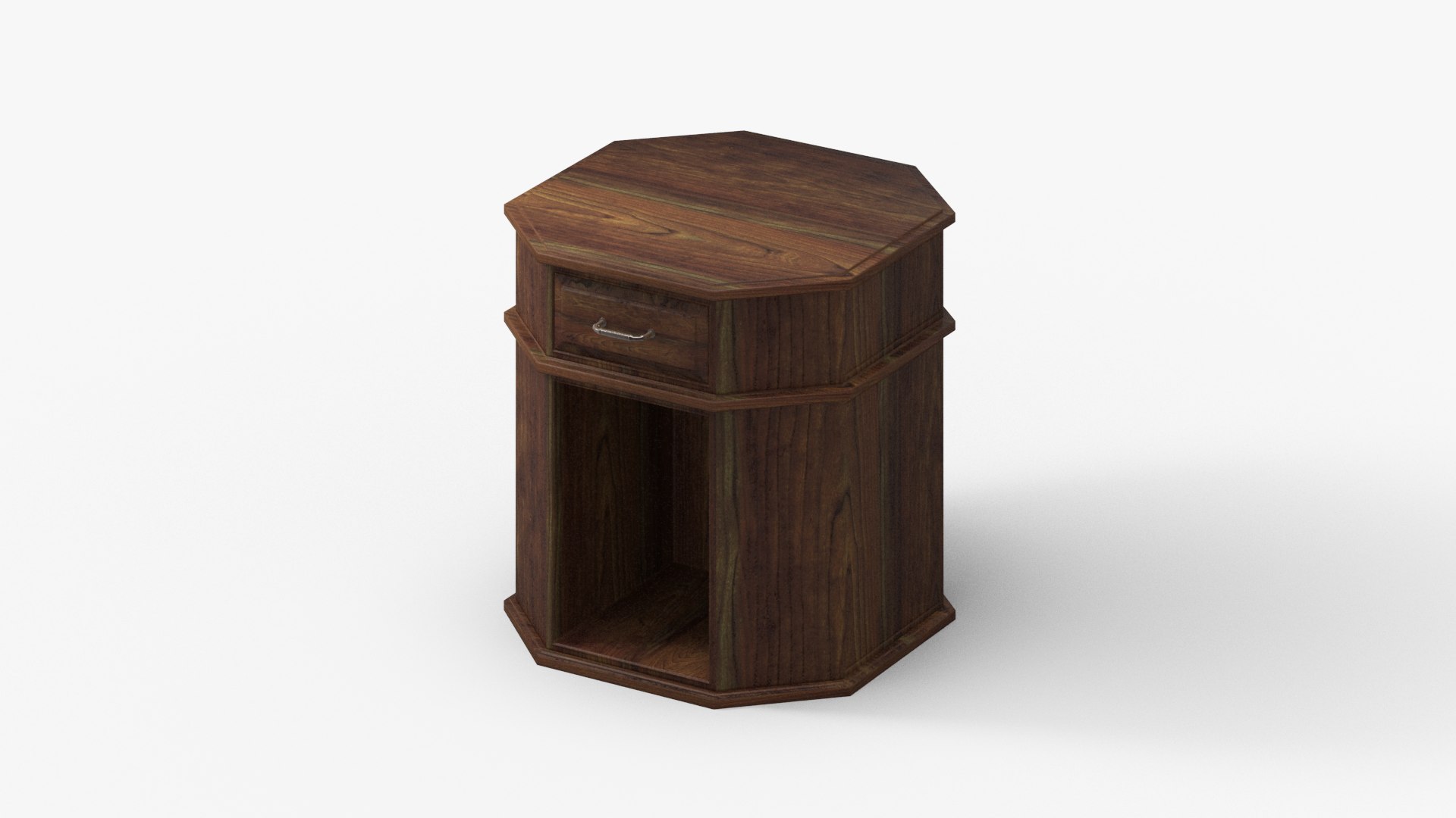 3D Classic Wooden Side Table Model - TurboSquid 2323996