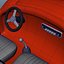 voiture de dessin animé rouge truqué
