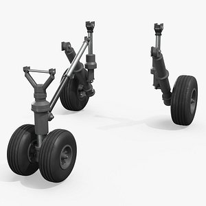 3D model Helicopter Landing Gear