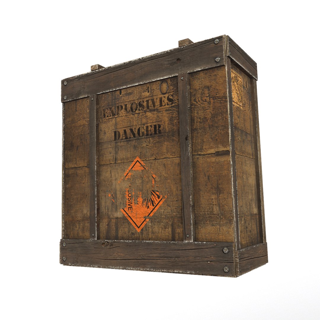 Crates Explosive 3D Model - TurboSquid 1269947