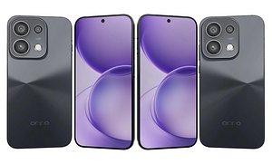 3D model Oppo Reno16 Pro China Black