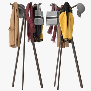 ROKUMARU COAT HANGER 3D model