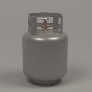 3d gas container model
