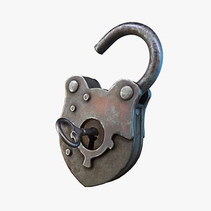 3D model Padlock 1