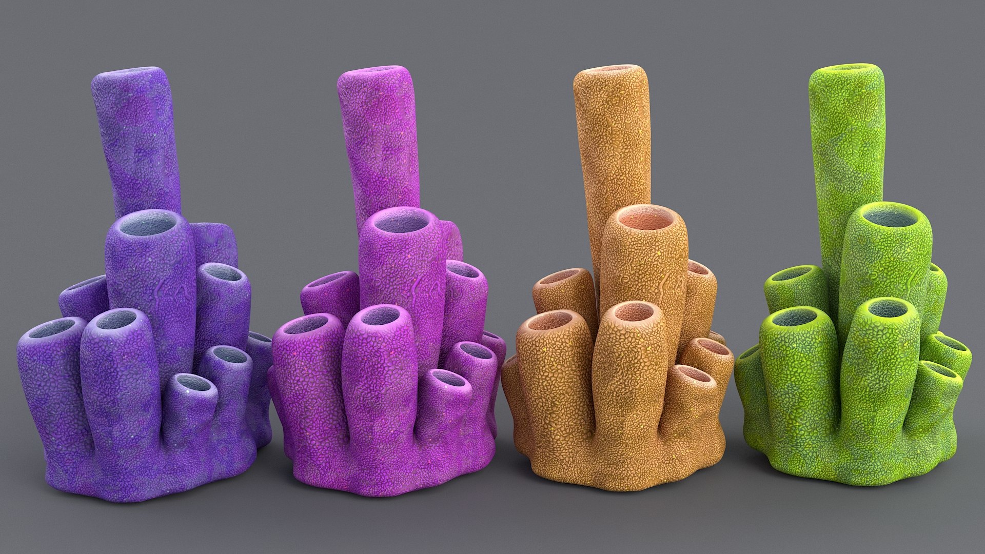 3D coral tubes https://p.turbosquid.com/ts-thumb/02/8m6El4/WTTc7iYh/tubes_06/jpg/1575318390/1920x1080/fit_q87/dbf4d7fe9f90f21b1a399e8e1054625da7345197/tubes_06.jpg