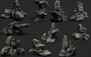 Rock Collection 022 3D model