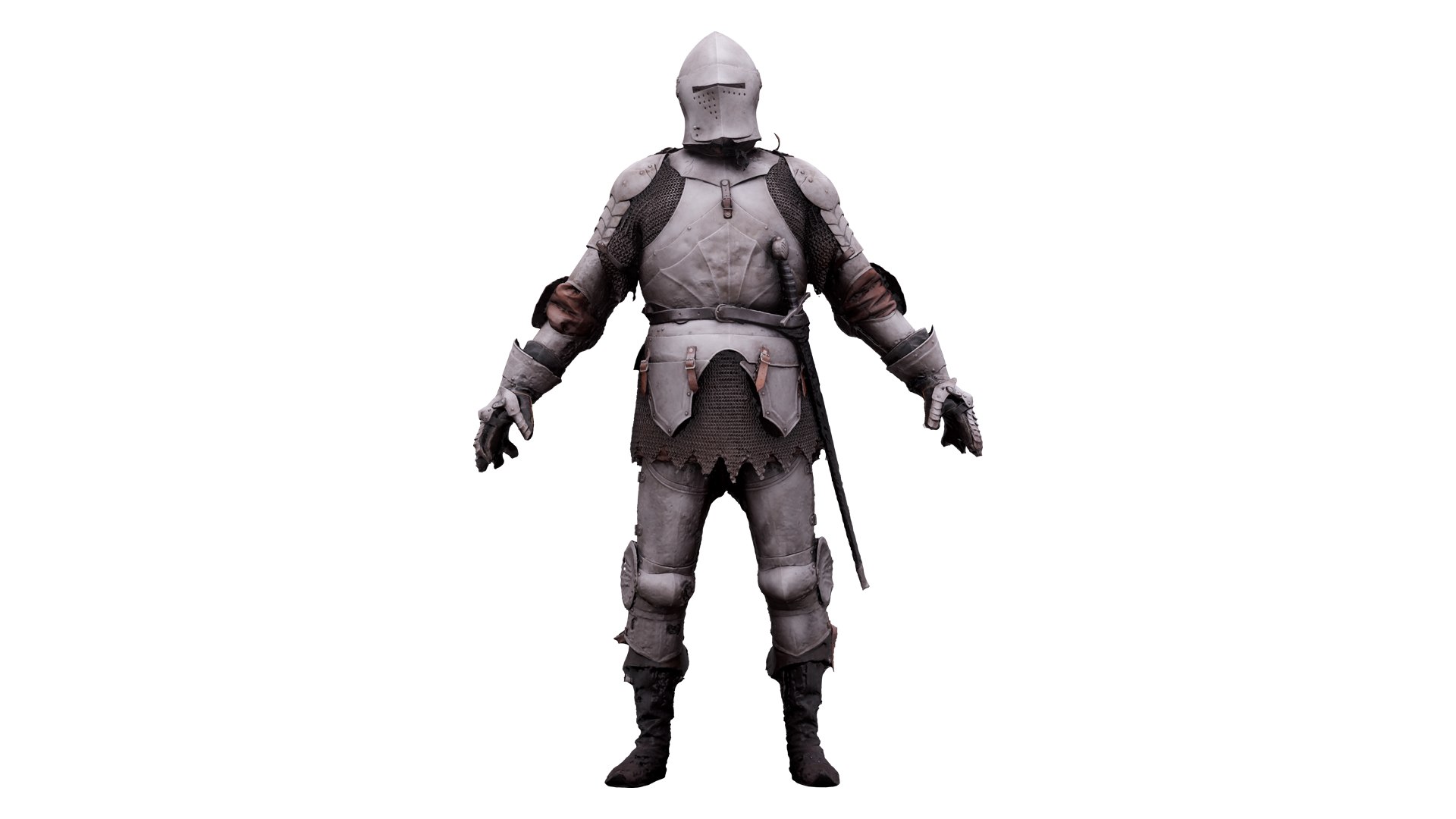 A Pose Raw Body Scan Sigvid Medieval Knight Modelo 3D - TurboSquid 1919968
