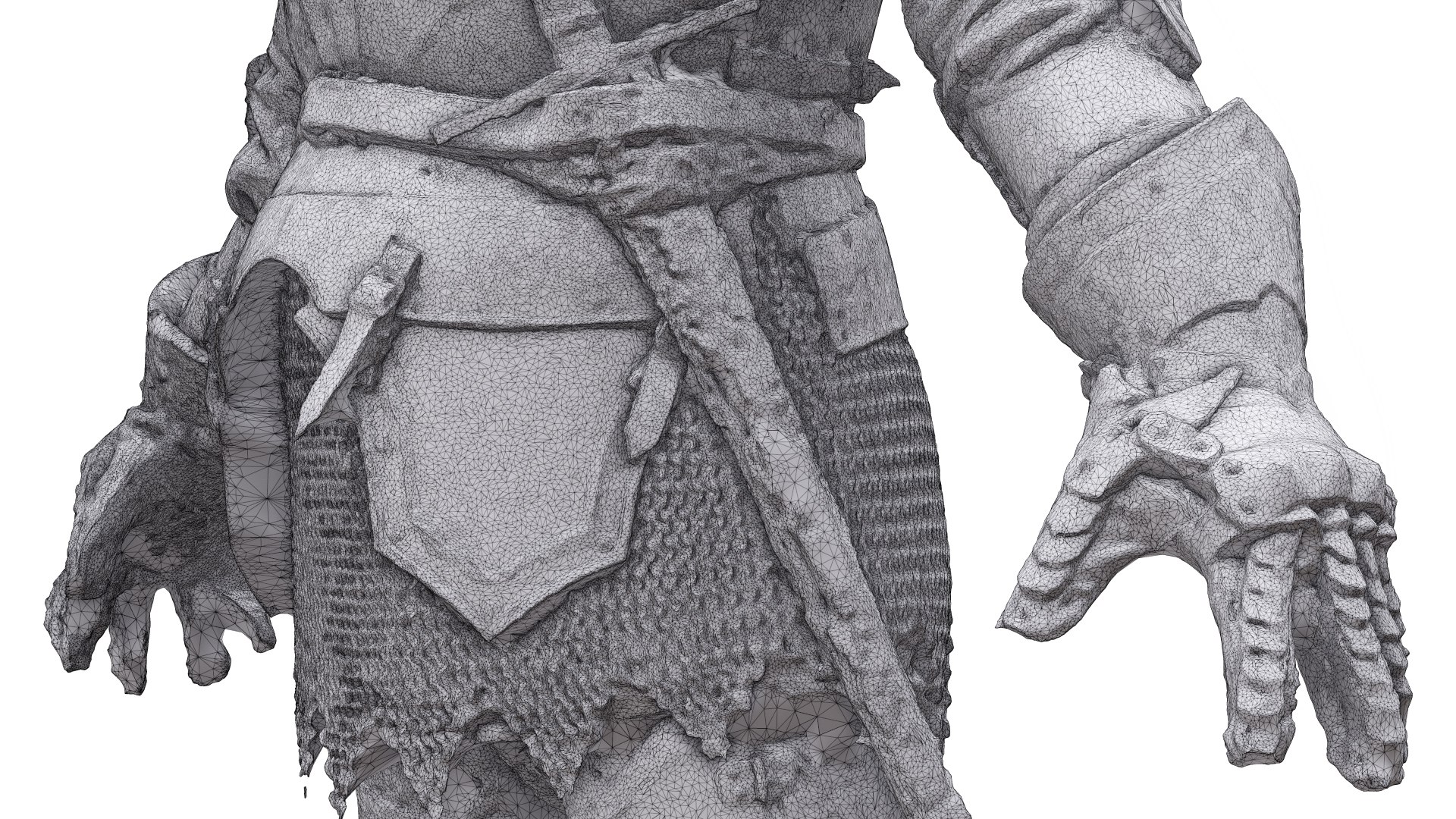 3D A Pose Raw Body Scan Sigvid Medieval Knight - TurboSquid 1919968