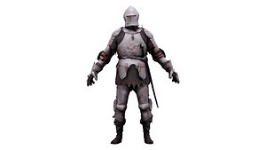 A Pose Raw Body Scan Sigvid Medieval Knight