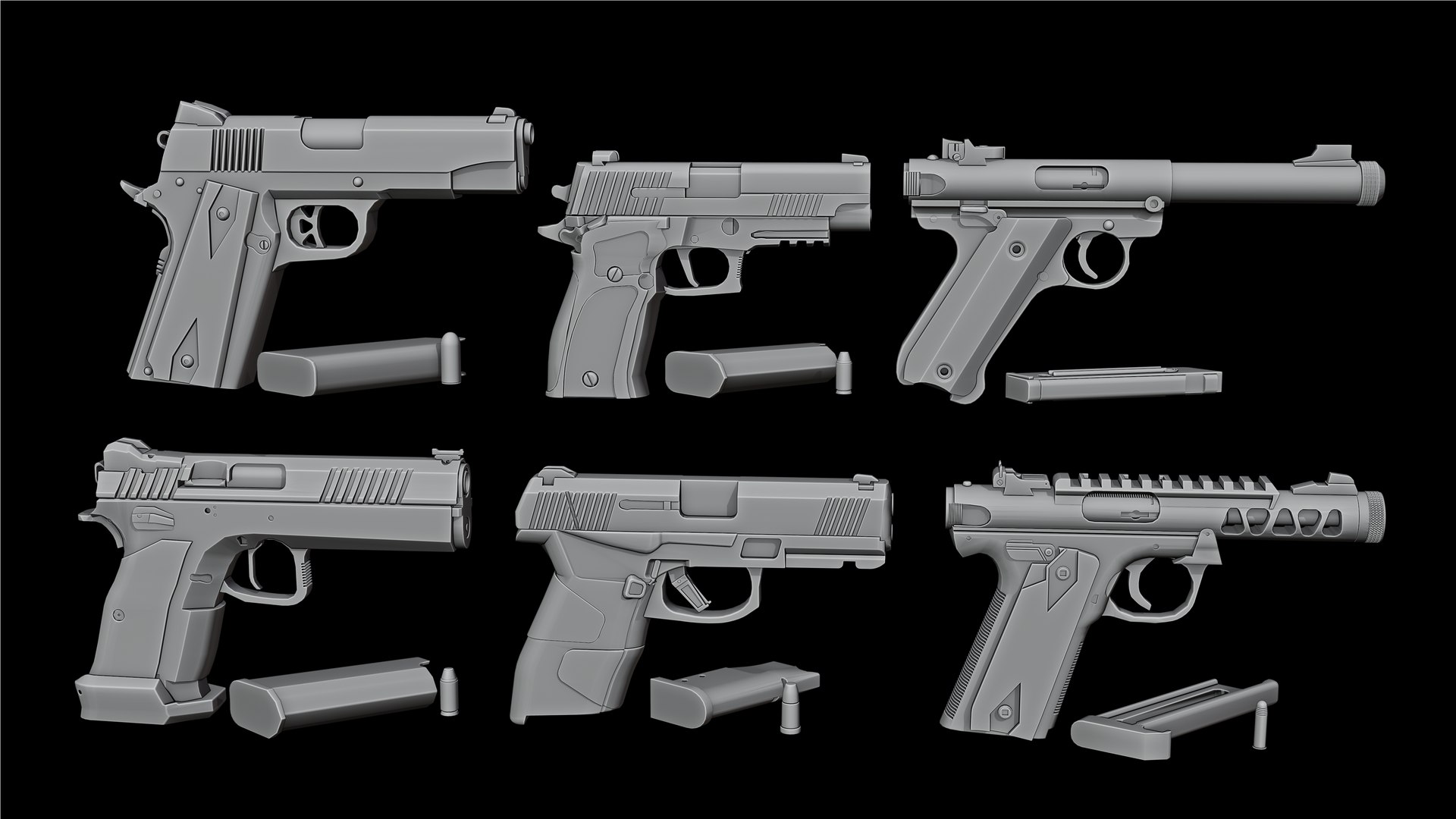 Pistol Collection Vol 1 3D model https://p.turbosquid.com/ts-thumb/02/EWkpIv/AZ/untitled6/png/1731195991/1920x1080/fit_q87/6aeaf241c5e5c3002770e9a4f96a14ce96e23b5e/untitled6.jpg