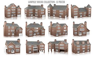 3D British House Design Collection  - 12 Pieces