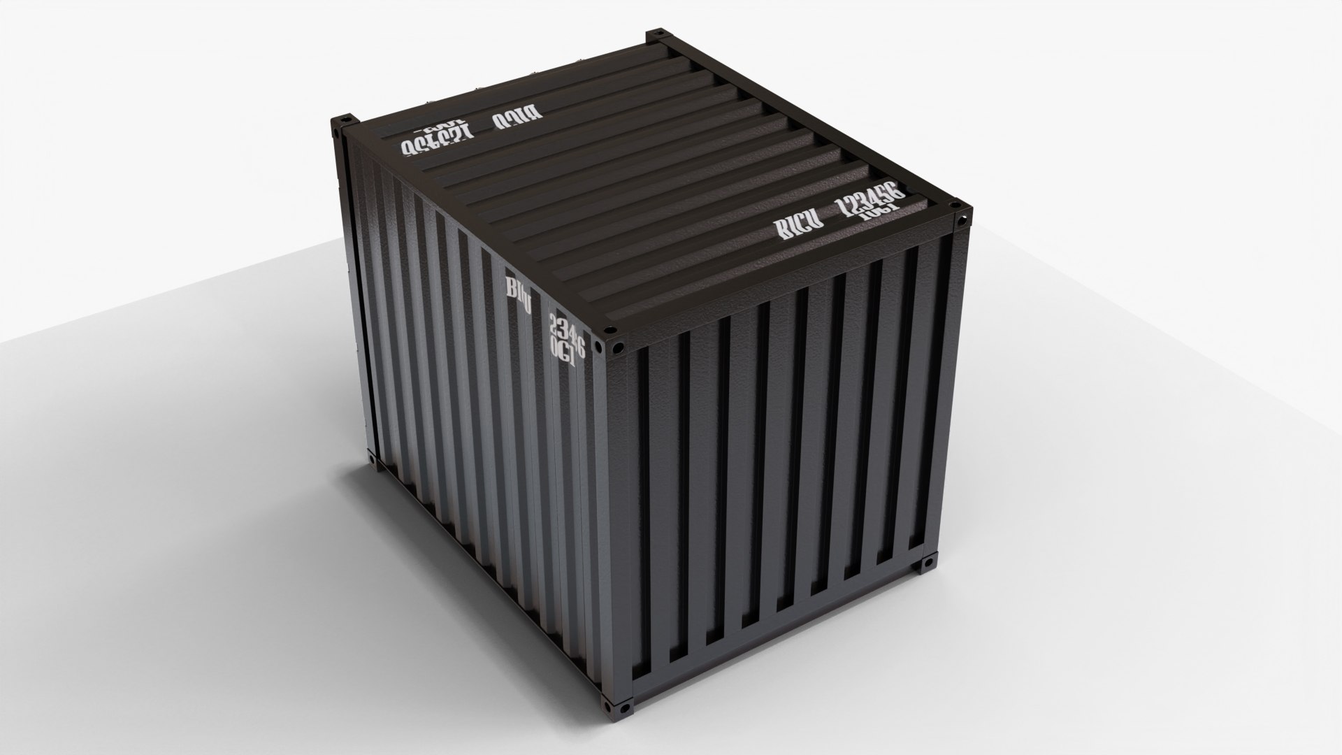 3D model 10Ft Cargo Container - Black - Clean https://p.turbosquid.com/ts-thumb/02/KW6tsk/58/diffuse_4/jpg/1658564409/1920x1080/fit_q87/6e0af33093875b81801c6203883e4efcdeef161a/diffuse_4.jpg