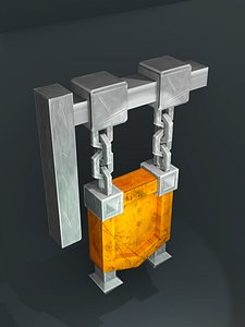 3D Sign Stylized model