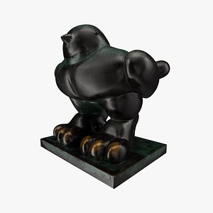 3D model Botero Bird