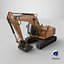 3D Tracked Excavator RIG model